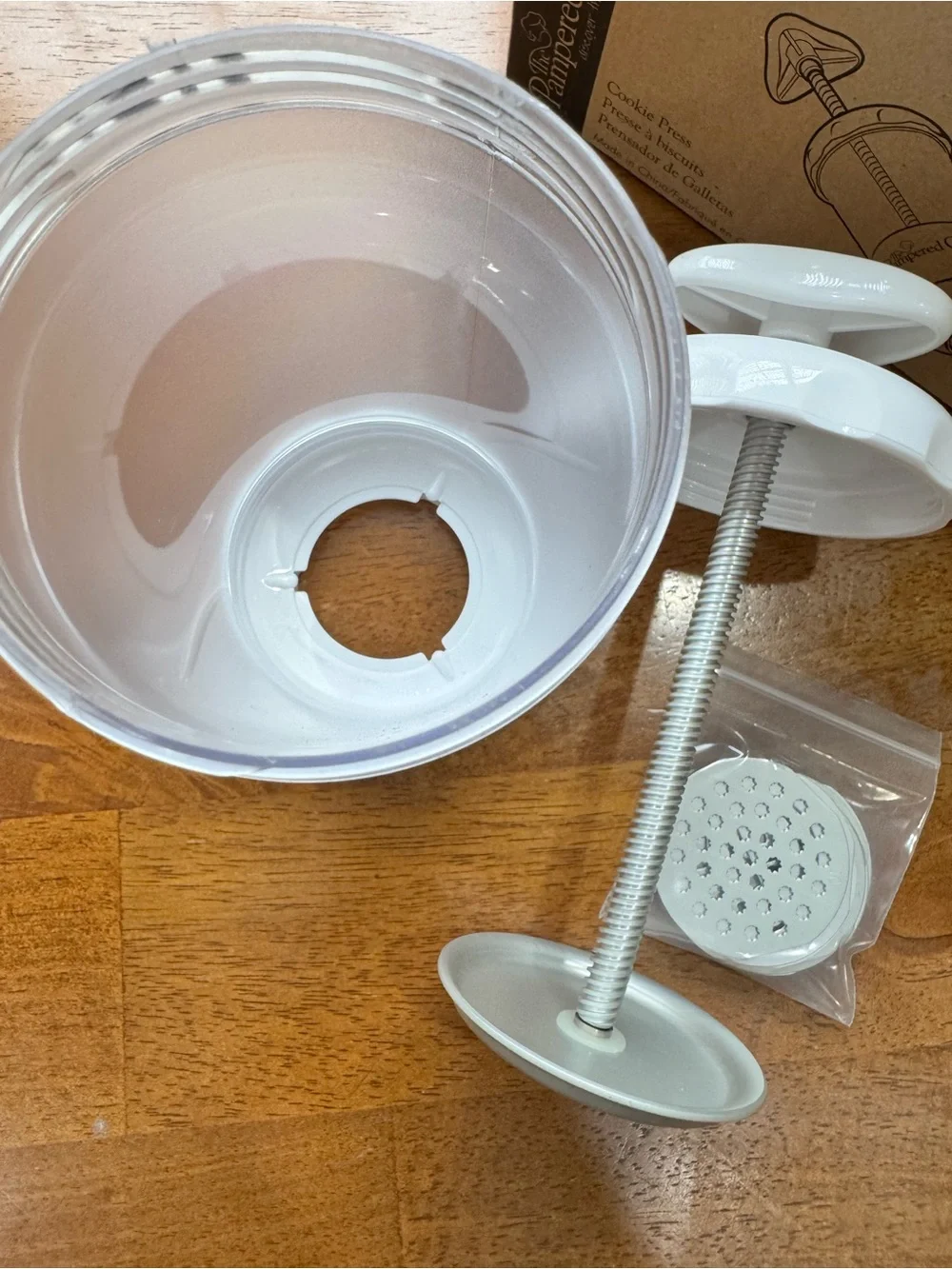 Pampered Chef Cookie Press New Open Box